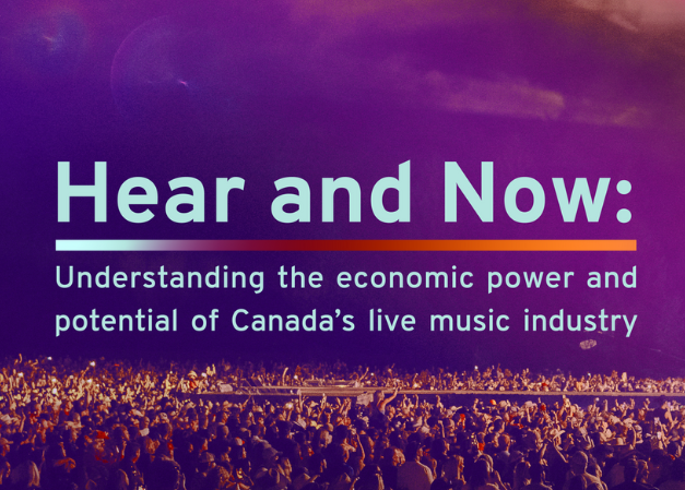 Canadian Live Music Association Releases Hear & Now Study on the Industry's Economic Impact